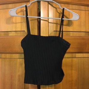 Black crop top